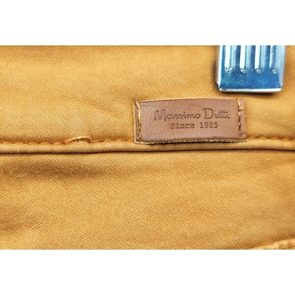 Massimo Dutti Women's Jeans Skinny fit Mid Rise Color Yellow - Picture 7 of 11